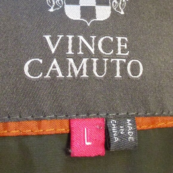 Vince Camuto Woman Large Military Green Full Zip Outdoors Long Sleeve Jacket - Picture 7 of 8